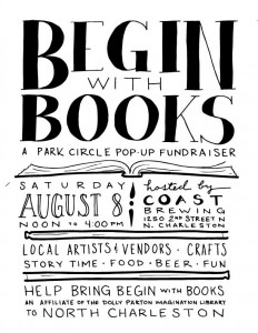 Begin with Books - A Park Circle Pop-Up Fundraiser