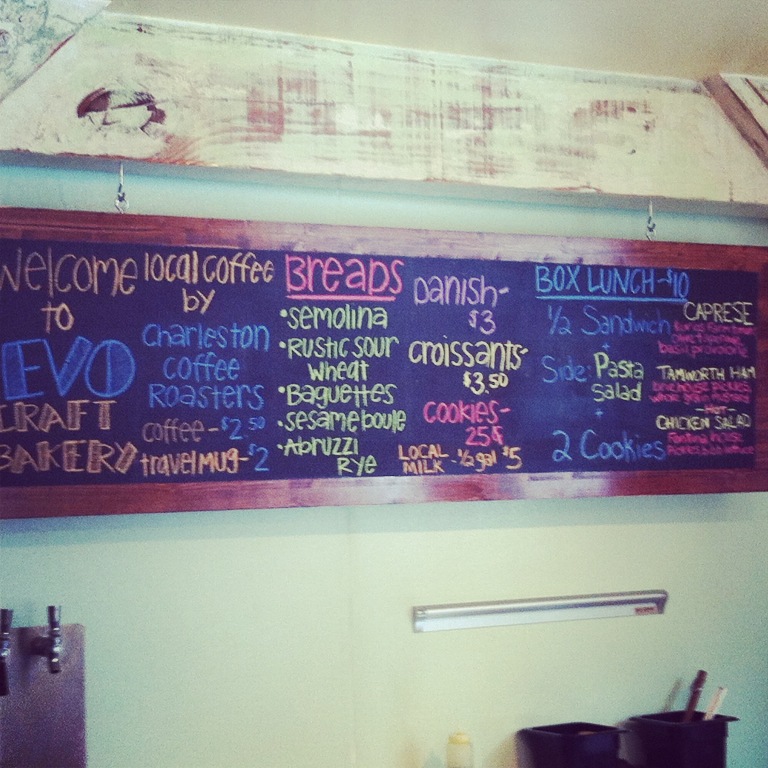 EVO Craft Bakery - Park Circle - Chalkboard Menu - Real Deal with Neil