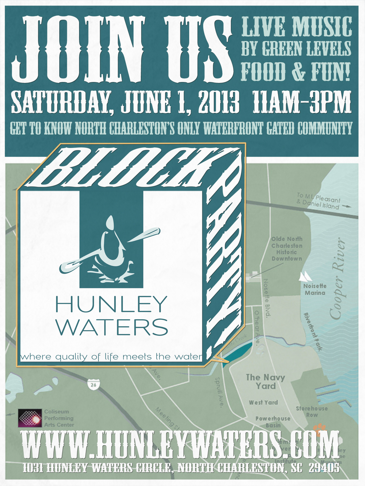 Hunley Waters Block Party! - June 1, 2013 - Real Deal with Neil
