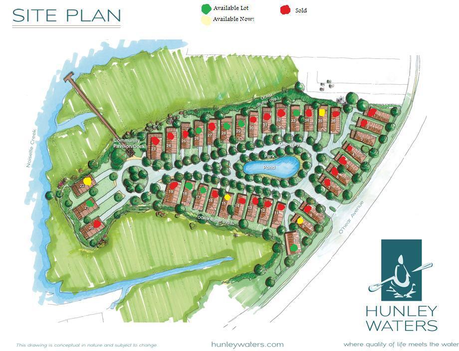 Hunley Waters Site Plan - Exisitng Inventory