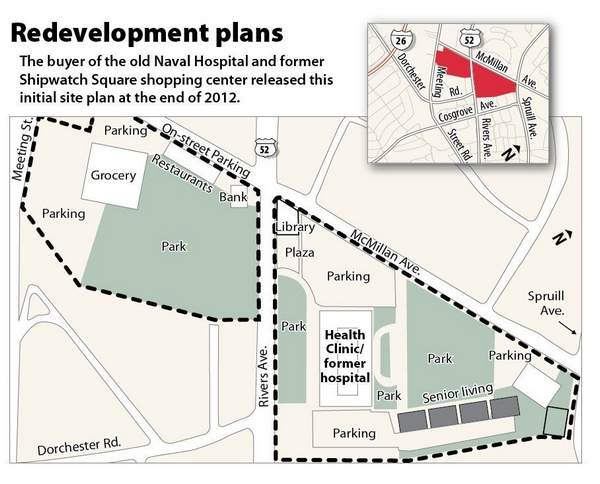 Shipwatch Square Shopping Center Redevelopment Plans