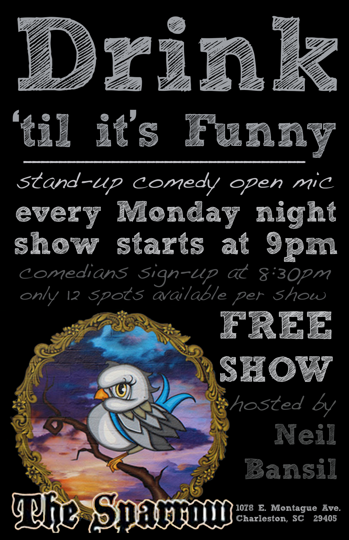 Open MIc Comedy @ The Sparrow