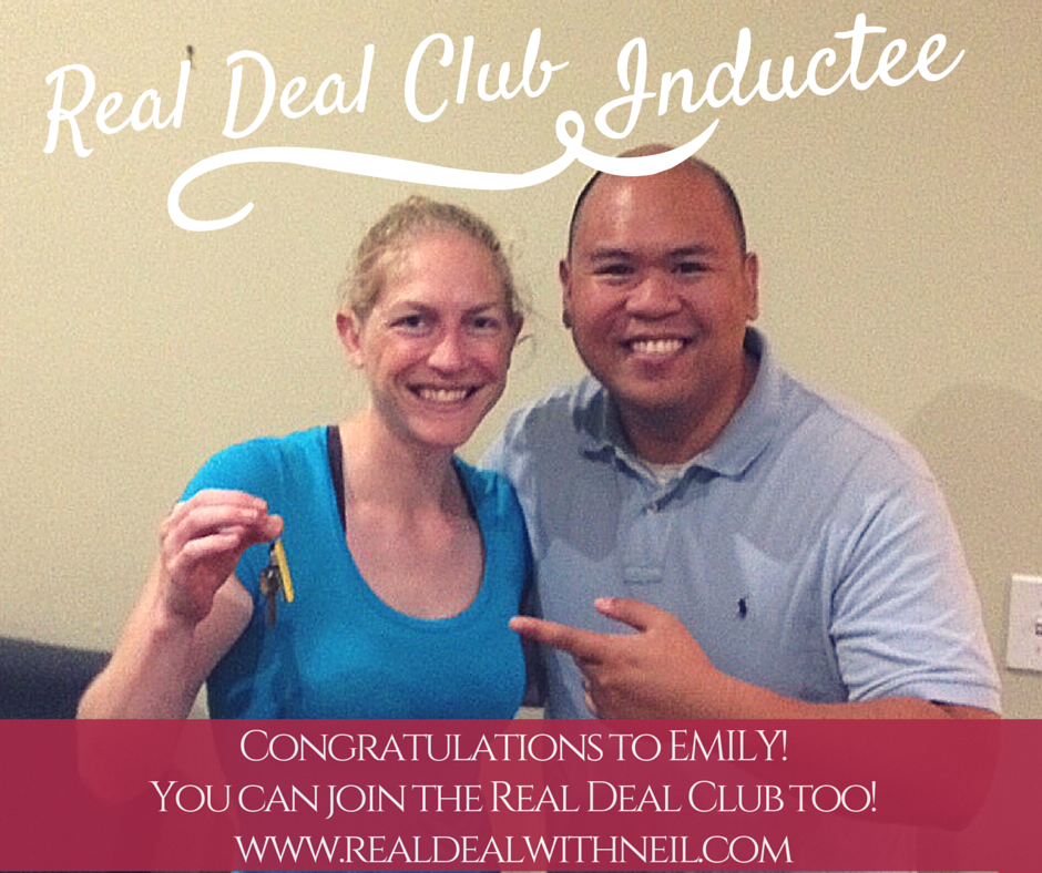 Real Deal Club Inductee - Emily