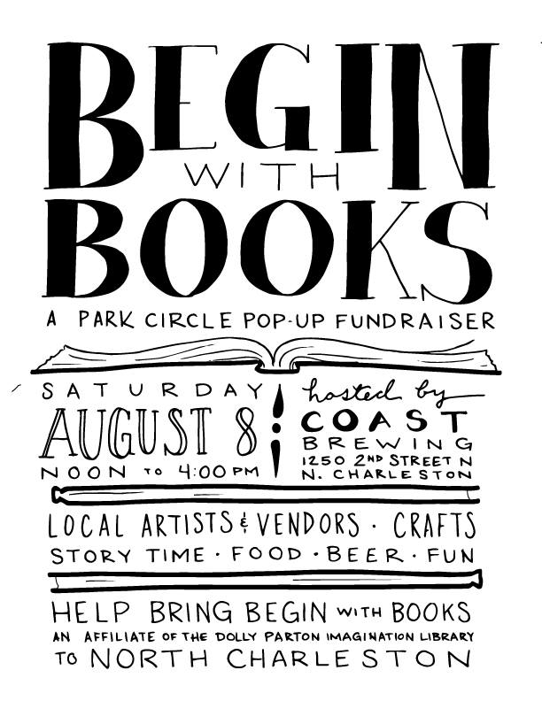 Begin with Books - A Park Circle Pop-Up Fundraiser
