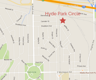 Hyde Park Circle Location