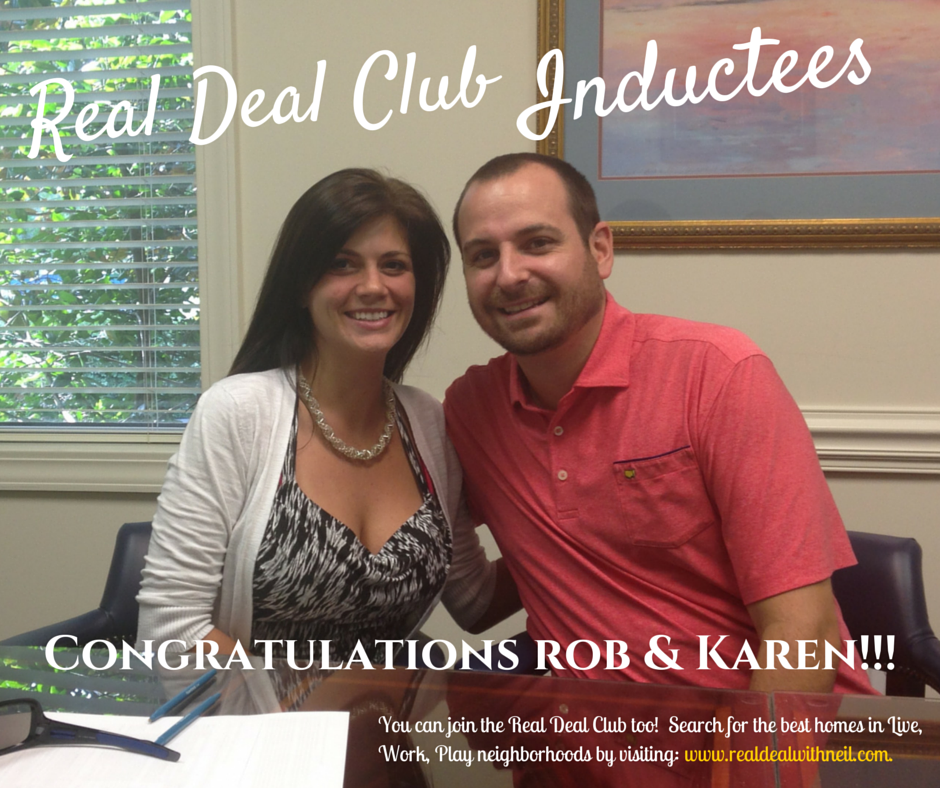 Real Deal Club Inductees: Rob and Karen