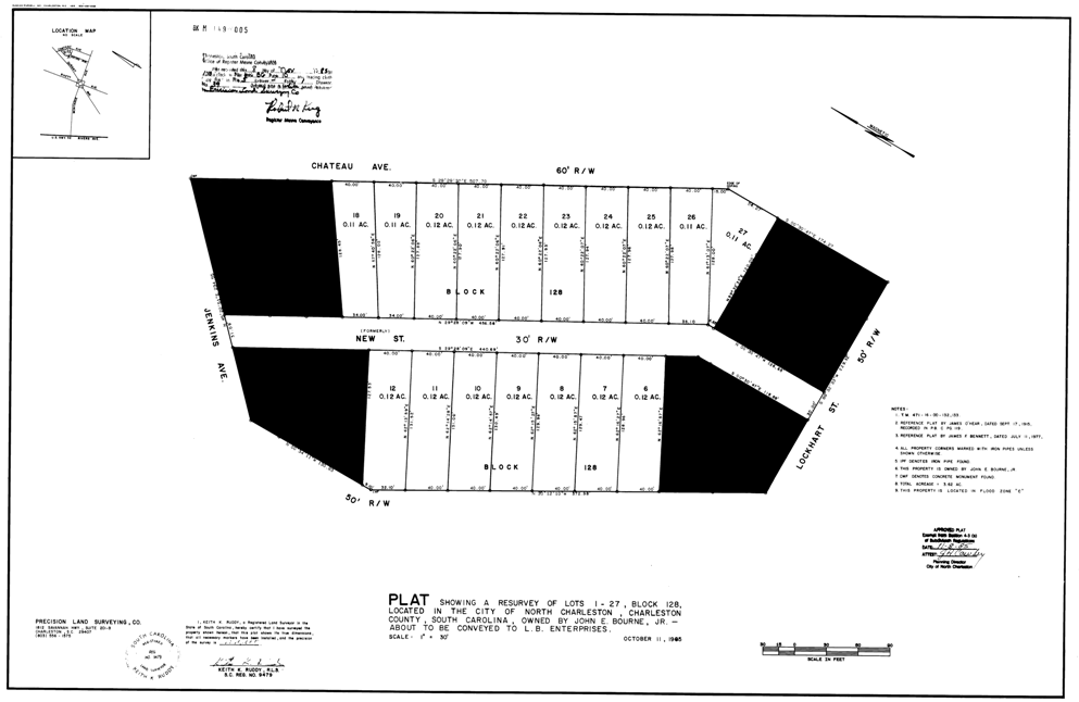 Garco Cottages at Park Circle Site Map