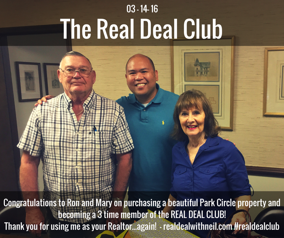 Real Deal Club Inductee: Ron and Mary
