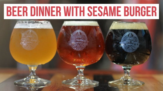 Beer Dinner with Sesame Burger (Park Circle) - Real Deal with Neil