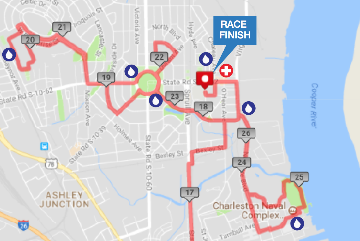 Charleston Marathon Park Circle Route - Real Deal with Neil