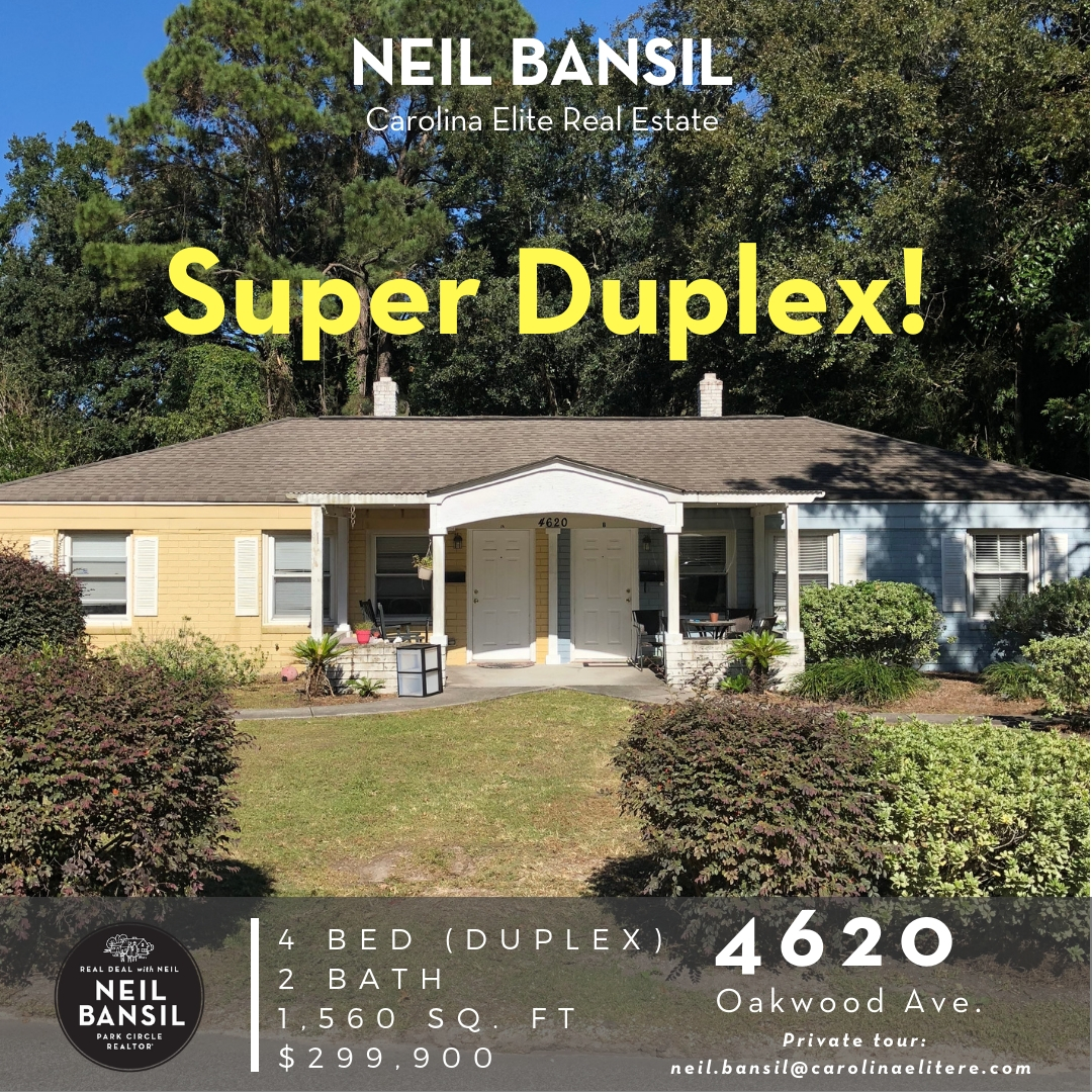 4620 Oakwood Avenue - Park Circle Duplex for Sale - Real Deal with Neil