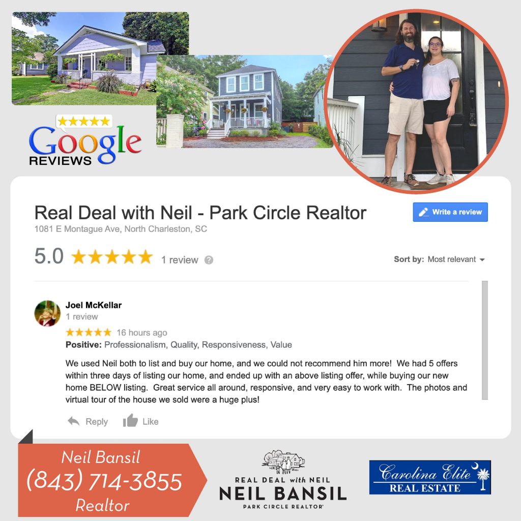 Google Review - Real Deal with Neil - Joel McKellar