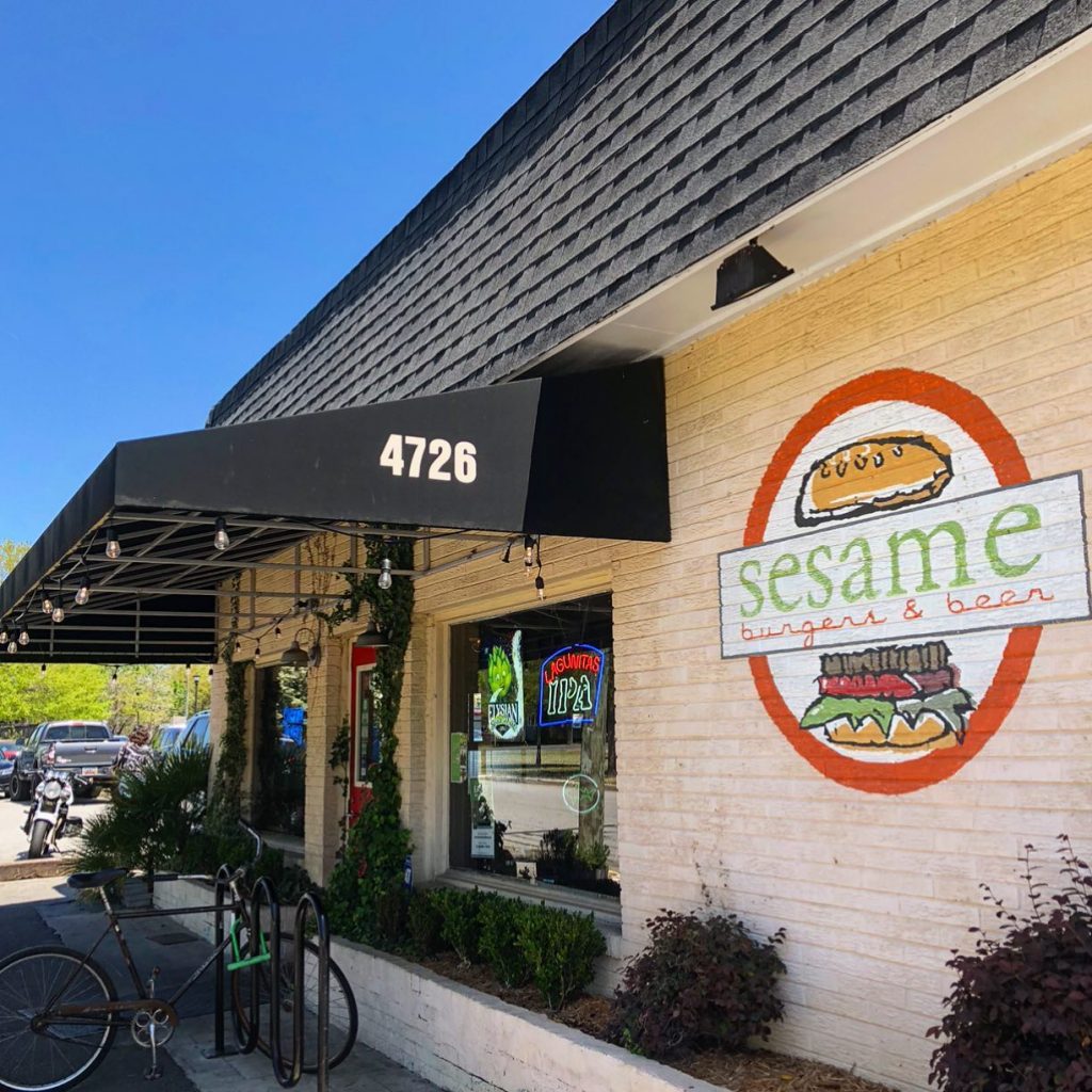 Sesame Burgers and Beer