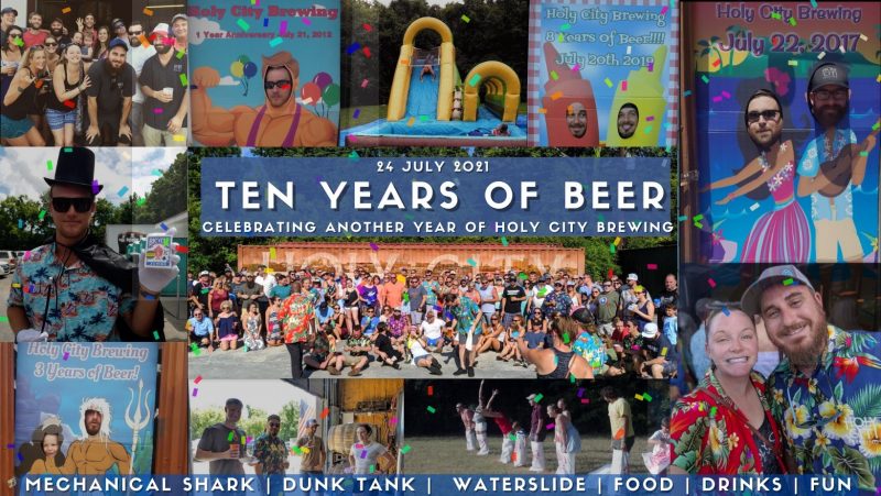 Holy City Brewing 10-Year Anniversary Party