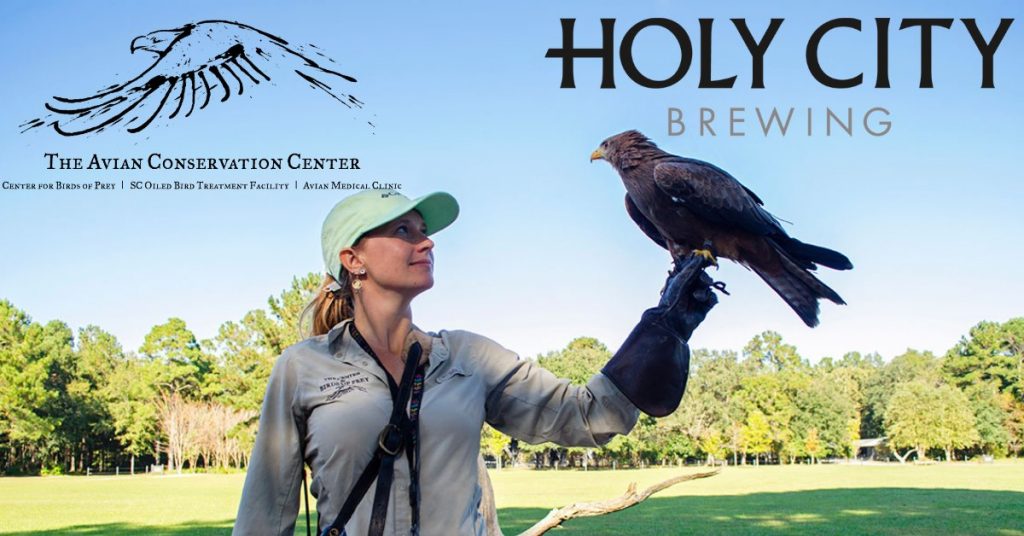Taps and Talons at Holy City Brewing