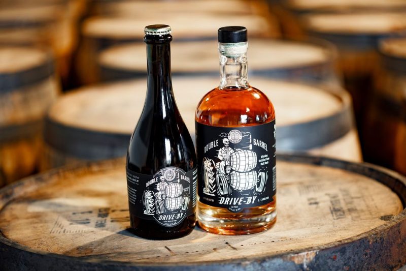 Double Barrel Drive By Beer and Whiskey Release